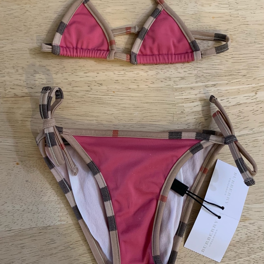 Burberry Toddler 2 piece bathing suit- size 2T